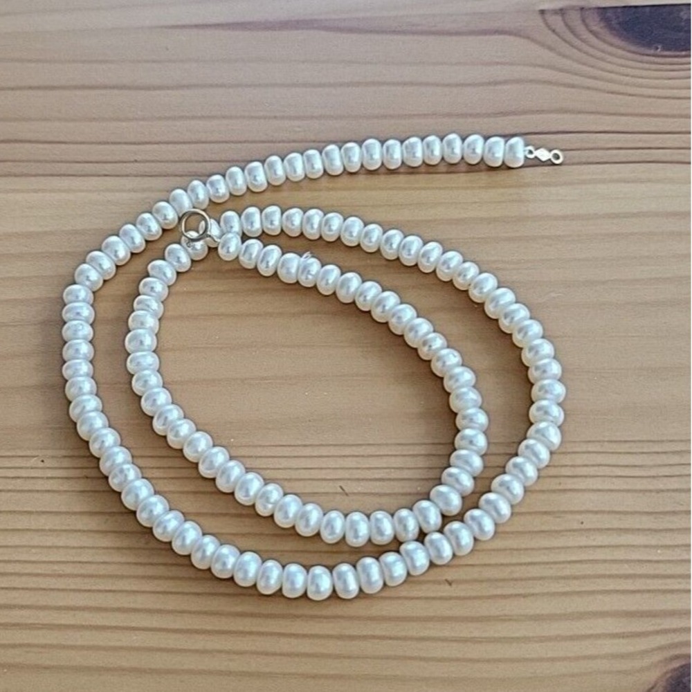PPC  Princess Pride Creations 10K Yellow Gold Pearl Beaded Vintage Necklace 18"
